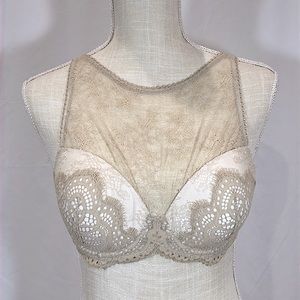 Victoria’s Secret Dream Angels Lined Demi Nude Bra Size 32DD